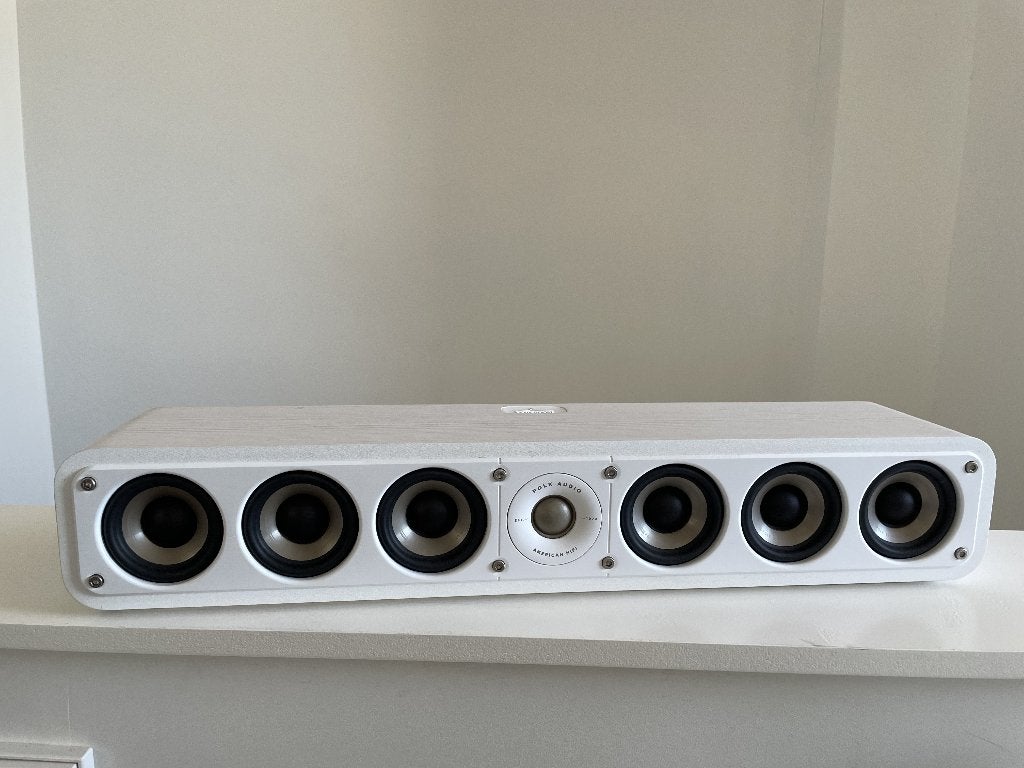 Polk Signature S35e centerspeaker wit, Overige merken, Ophalen of Verzenden, Zo goed als nieuw, 60 tot 120 watt