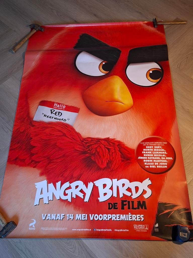 Originele film posters , Angry Birds 2016, dubbelzijdig., Ophalen, Reclamebord