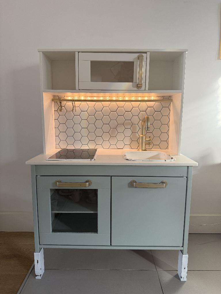 Opgeknapte IKEA DUKTIG speelkeuken – luxe look, Ophalen, Gebruikt, Hout, Speelkeuken
