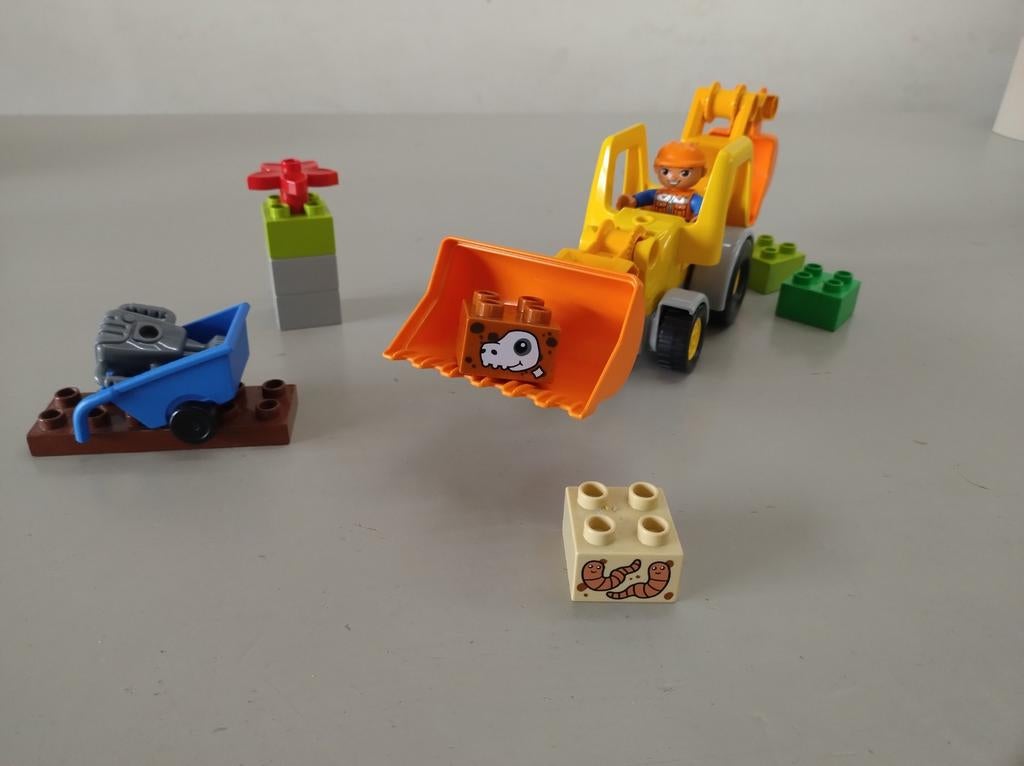 Complete LEGO Duplo set 10811 Graafmachine, Kinderen en Baby's, Speelgoed | Duplo en Lego, Ophalen of Verzenden