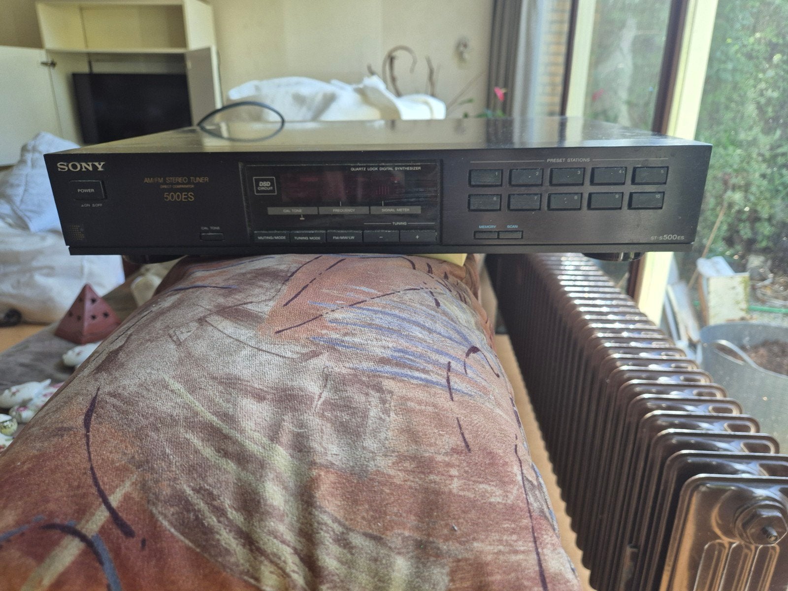 Sony AM/FM Stereo Tuner 500ES, Ophalen of Verzenden, Gebruikt, Analoog