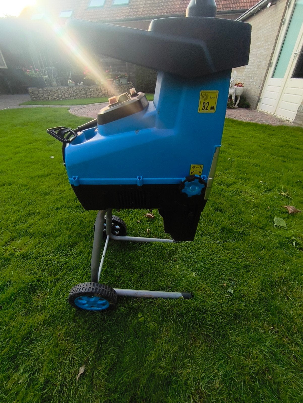 Elektrische hakselaar voor tuin en snoeiafval, Ophalen, Zo goed als nieuw, Elektrisch, Gude gh2801