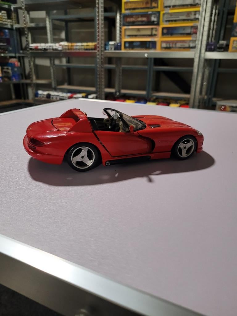 Dodge viper, Burago, Burago, Ophalen of Verzenden, Zo goed als nieuw