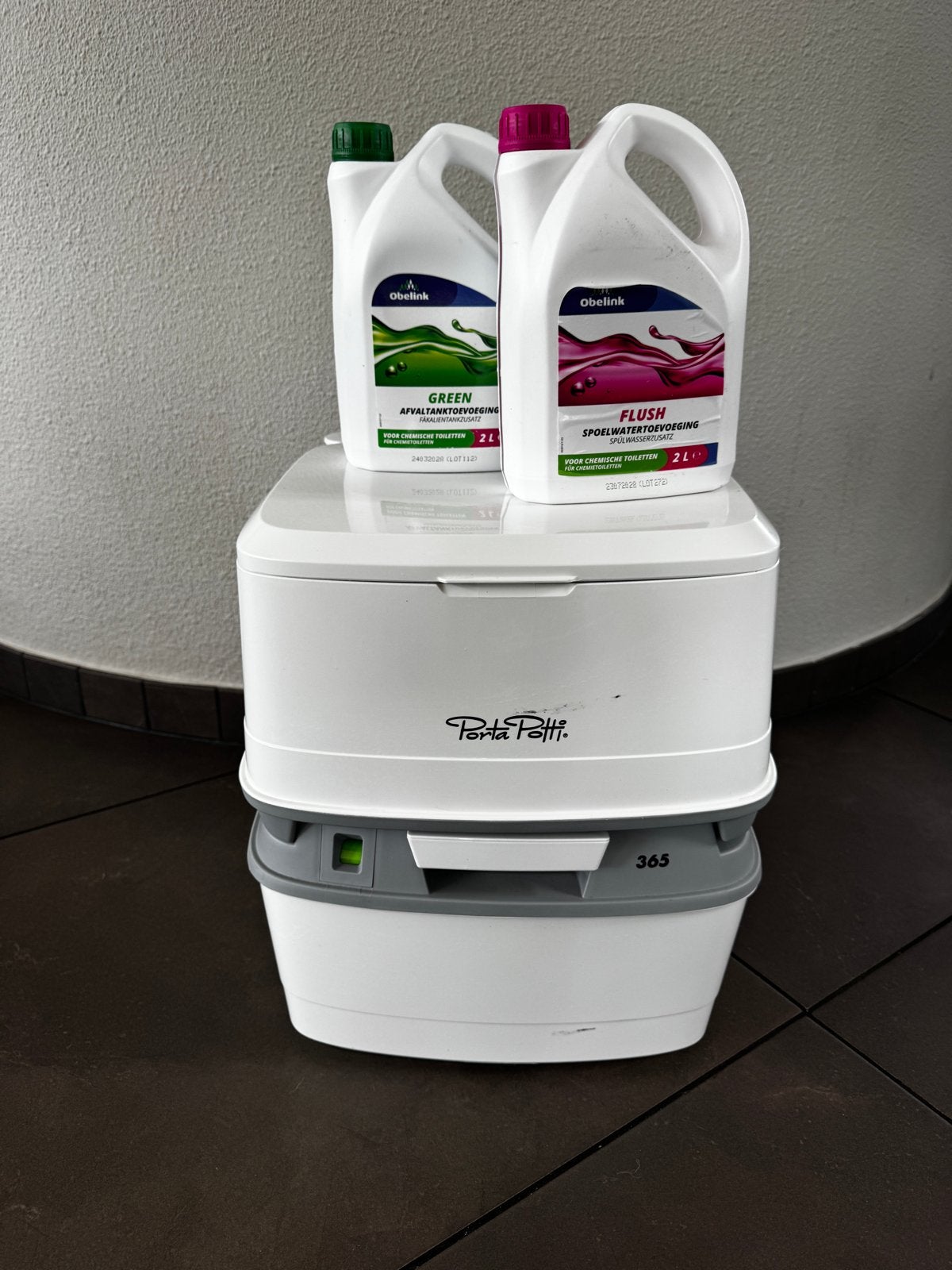 Thetford Porta Potti 365 met Obelink toiletvloeistof, Caravans en Kamperen, Ophalen, Nieuw