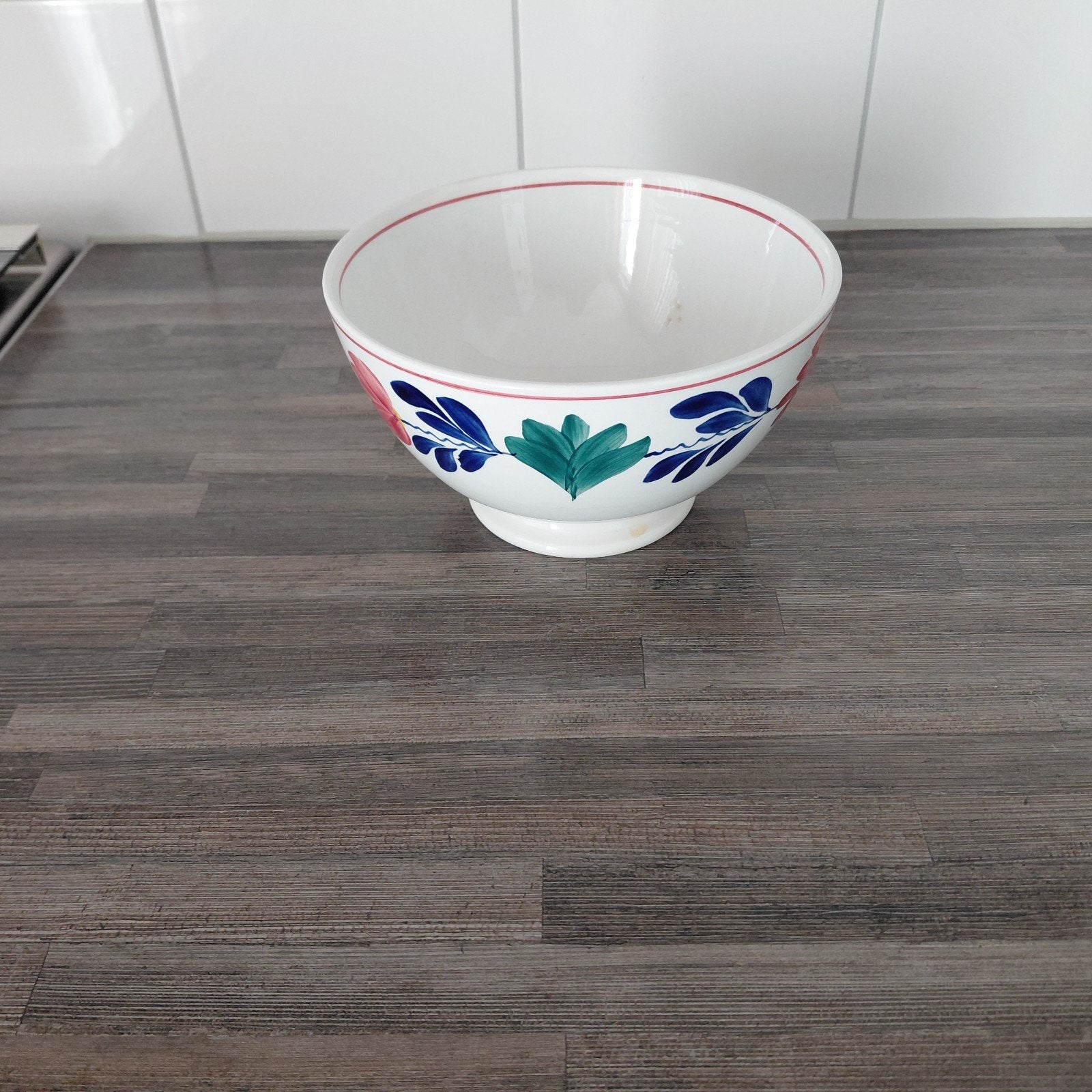 Boerenbont schaal doorsnee 18,5 cm, Ophalen, Aardewerk, Schaal of Schalen