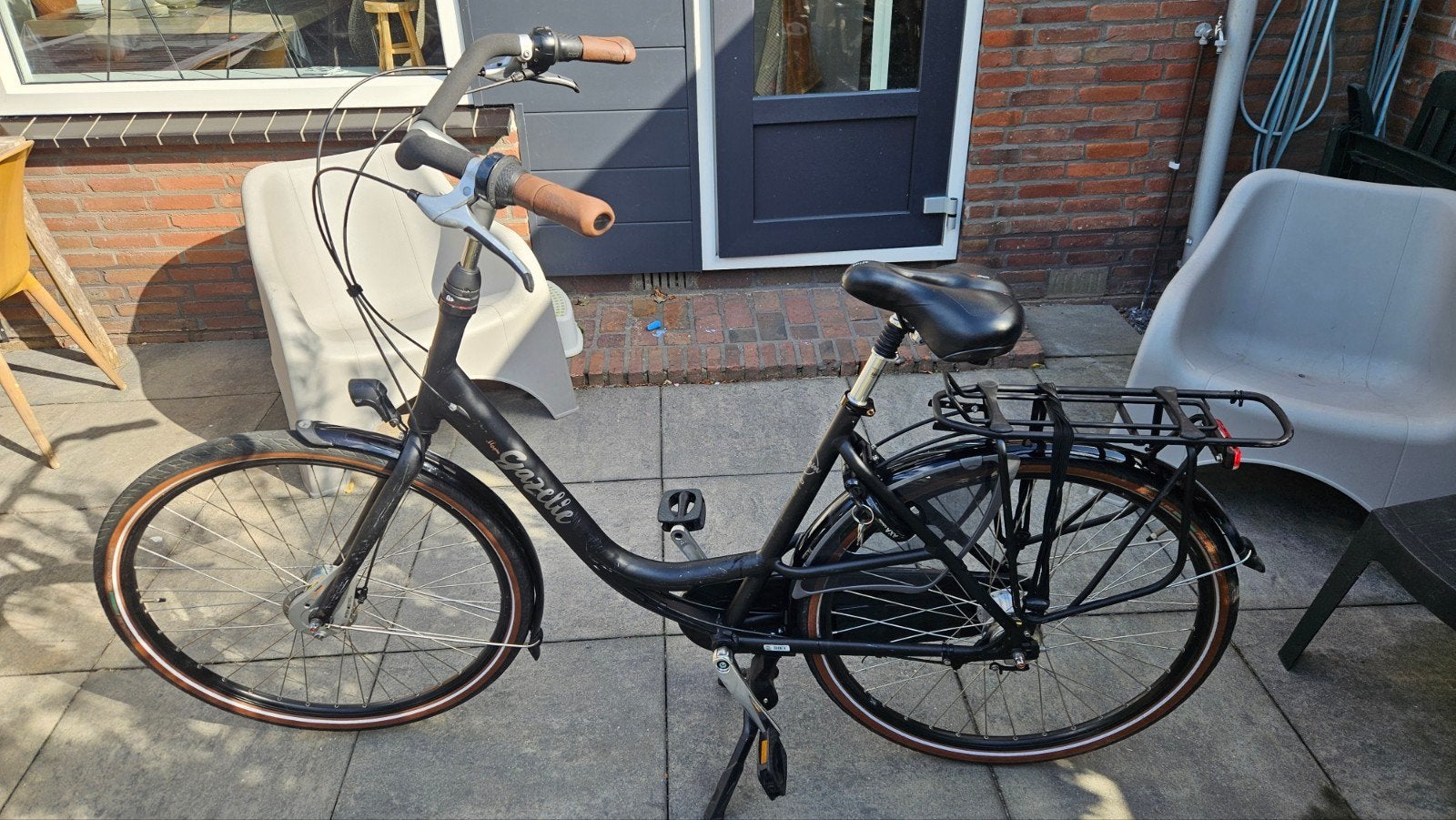 Gazelle Bloom Moederfiets - Ideaal voor jonge gezinnen, Fietsen en Brommers, Ophalen, 0 zitjes, Trommelrem, 53 tot 56 cm