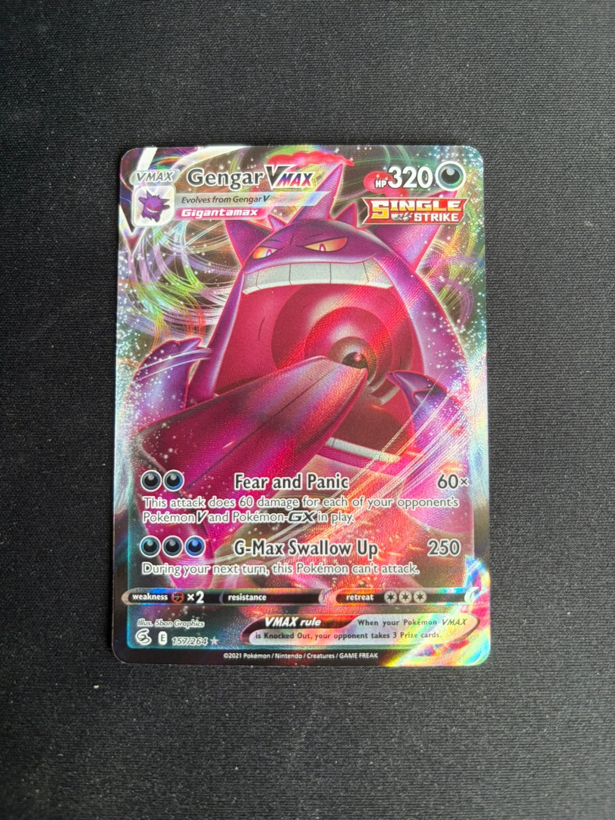 Gengar Vmax 157, Ophalen, Zo goed als nieuw