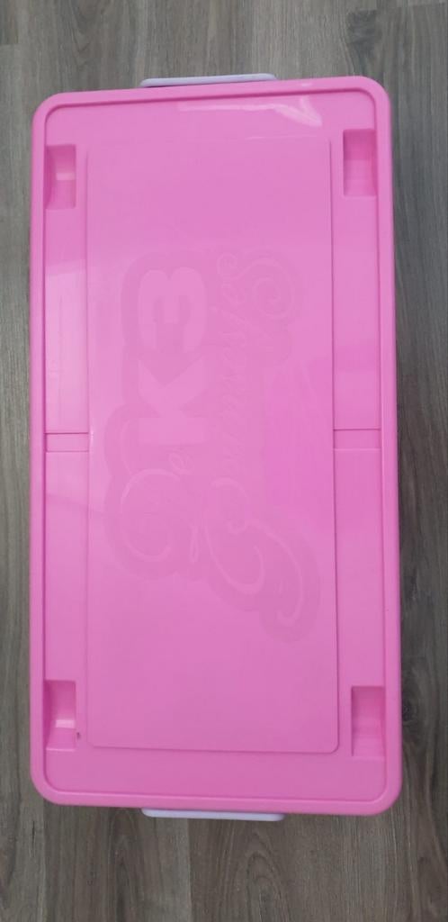 K3 Roze opbergbox op wielen voor speelgoed, Ophalen, Gebruikt, Meisje