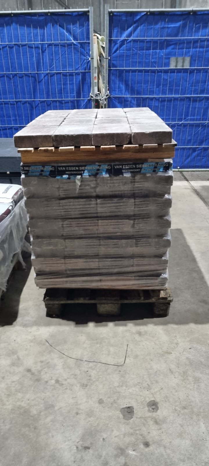 Nieuwe 20x30 bonte tegel/klinker 12,5 m2, Ophalen, Zo goed als nieuw, Beton, Klinkers