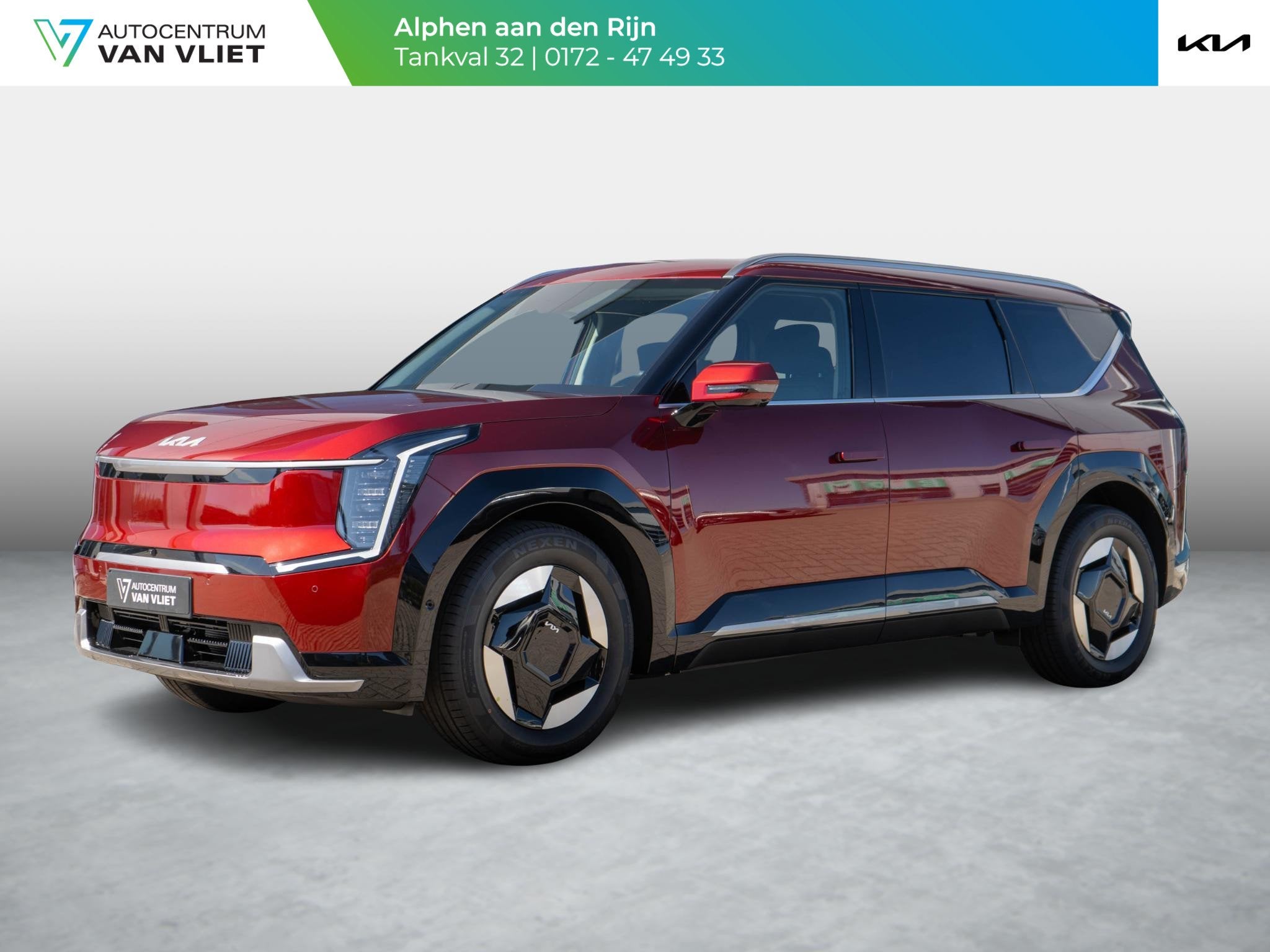 Kia EV9 Air 99.8 kWh 7-pers. | Adapt. Cruise | Stoel-/stuurv, Auto's, Kia, Automaat, Achterwielaandrijving, EV9, 100 kWh