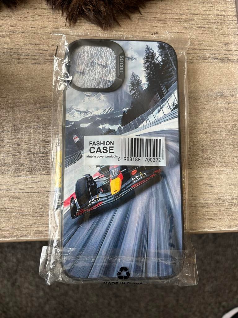 iPhone 15 Plus Max Verstappen F1 Hoesje, Ophalen of Verzenden, Nieuw, IPhone 14 Plus, Hoesje of Tasje