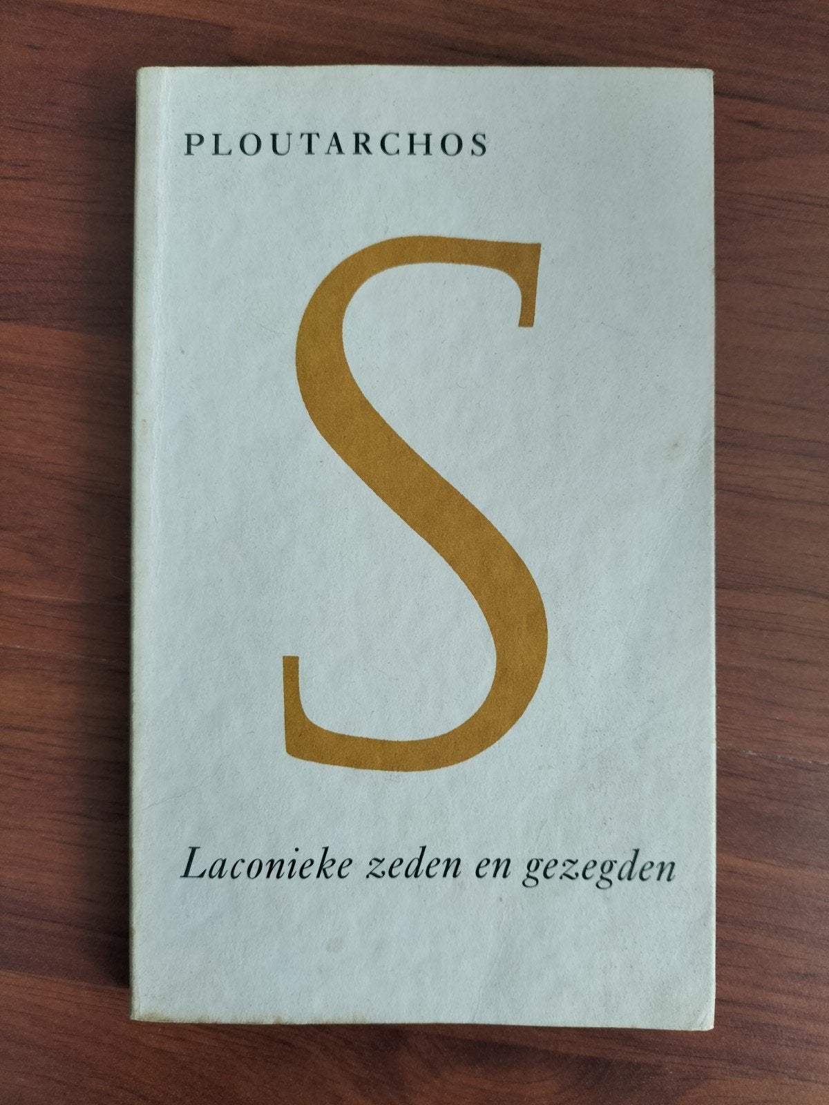 Ploutarchos - Laconieke zeden en gezegden, Boeken, Ophalen of Verzenden, Gelezen, Ploutarchos, Nederland