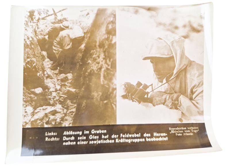 duitse ww2 pers foto 18x24cm, Verzamelen, Ophalen of Verzenden, Duitsland, Foto of Poster