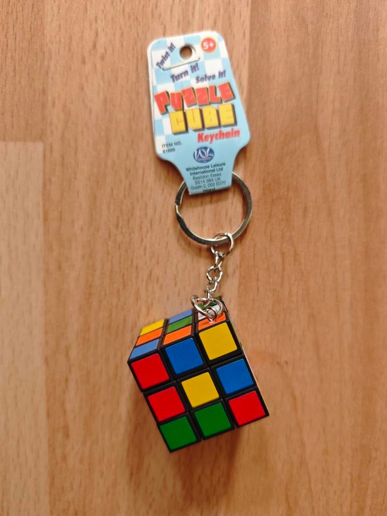 Rubiks cube sleutelhanger, Ophalen of Verzenden