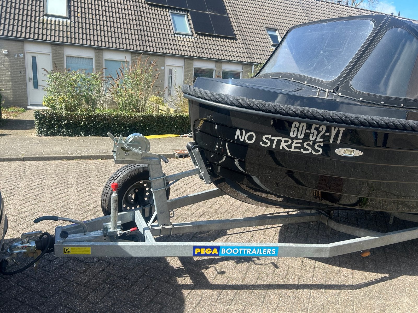 Oud Huijzer 570 Tender met Suzuki 60 pk buitenboordmotor, Watersport en Boten, Ophalen, 60 pk, Tender, Gebruikt