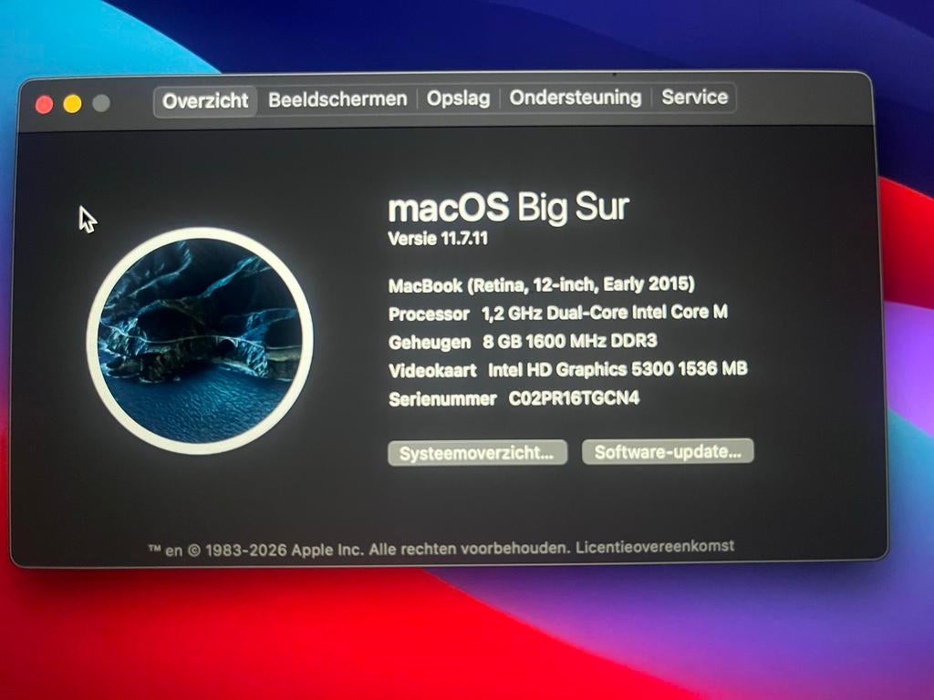 MacBook (Retina, 12-inch, Early 2015) - 8GB RAM, Ophalen of Verzenden, Zo goed als nieuw, Mac Mini, 2 tot 3 Ghz