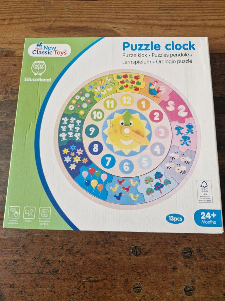 Nieuw puzzel klok, Puzzelen, Onbekend, Nieuw, Ophalen of Verzenden