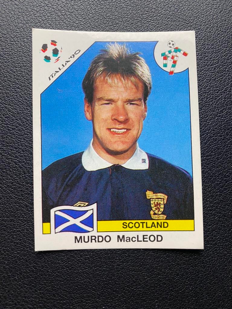 Murdo McLeod - Schotland - Panini WK 1990 Sticker, Ophalen of Verzenden, Zo goed als nieuw, Buitenlandse clubs, Poster, Plaatje of Sticker