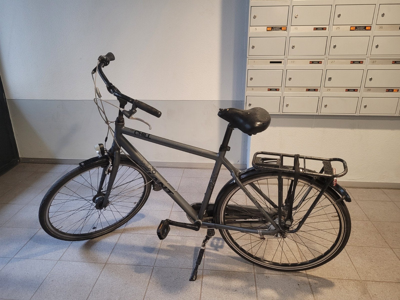 Giant herenfiets 28 inch, frame 53 cm, 3 versnellingen, Ophalen, Gebruikt, Versnellingen, Giant
