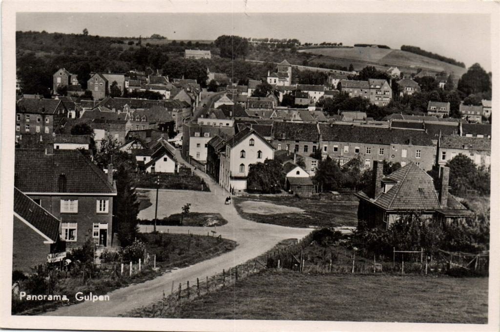 Panorama, Gulpen - B-keus - 1953 gelopen, Ophalen of Verzenden, 1940 tot 1960, Gelopen, Limburg