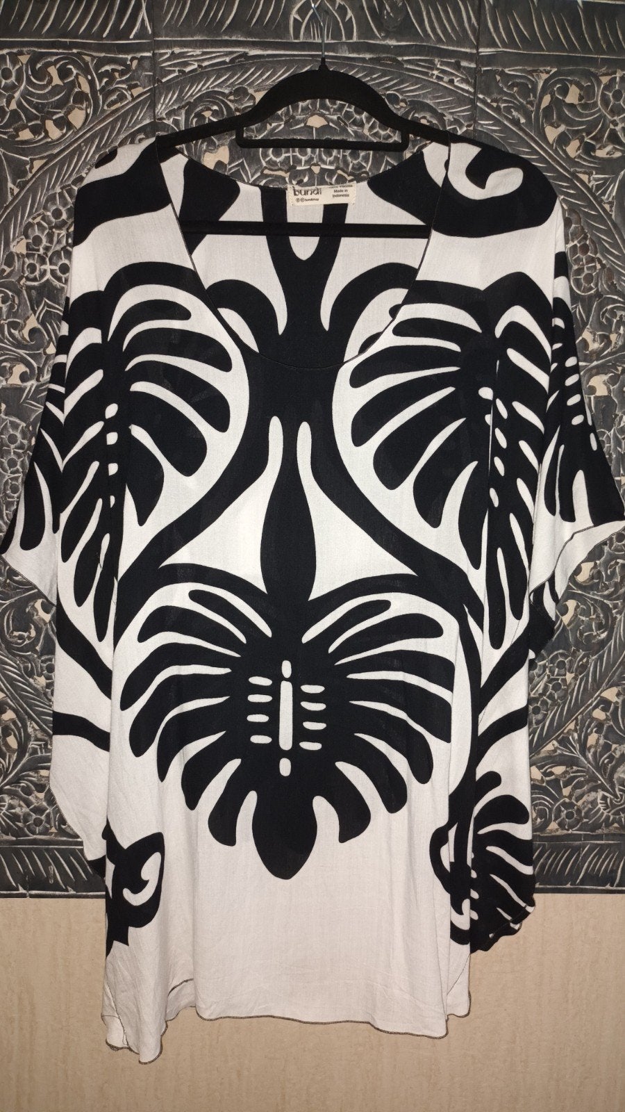 Bundi Kaftan/Blouse - Universele Maat, Kleding | Dames, Zwart, Maat 46/48 (XL) of groter, Nieuw, Ophalen of Verzenden