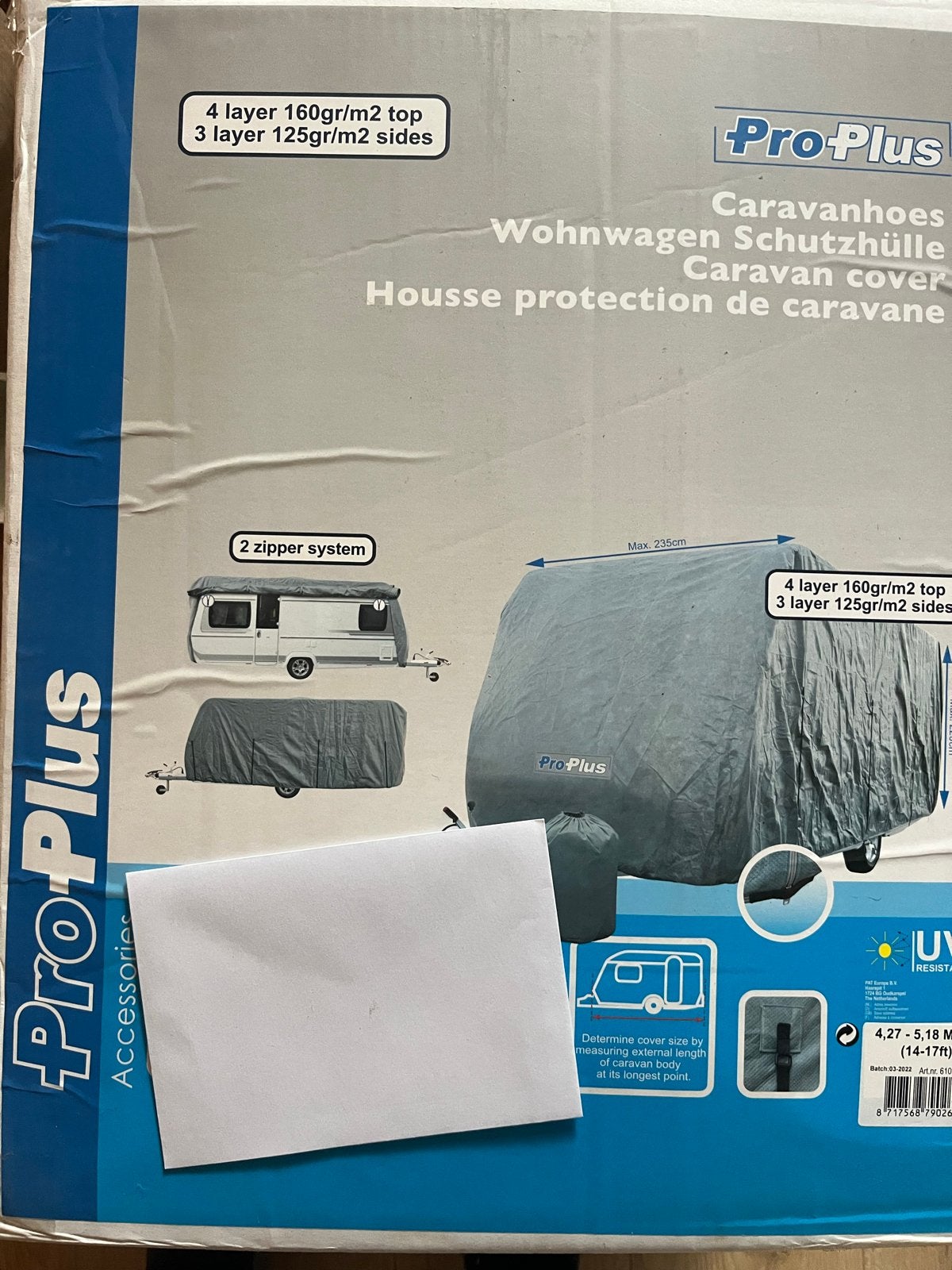ProPlus Caravanhoes - 4.27-5.18m - Nieuw in doos, Ophalen of Verzenden, Nieuw