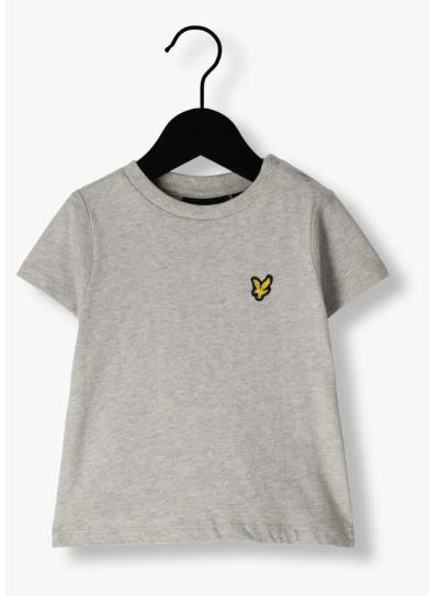 Lyle & Scott t- shirt korte mouw licht grijs maat 116 - zga, Kinderen en Baby's, Kinderkleding | Maat 116, Lyle & Scott, Ophalen of Verzenden