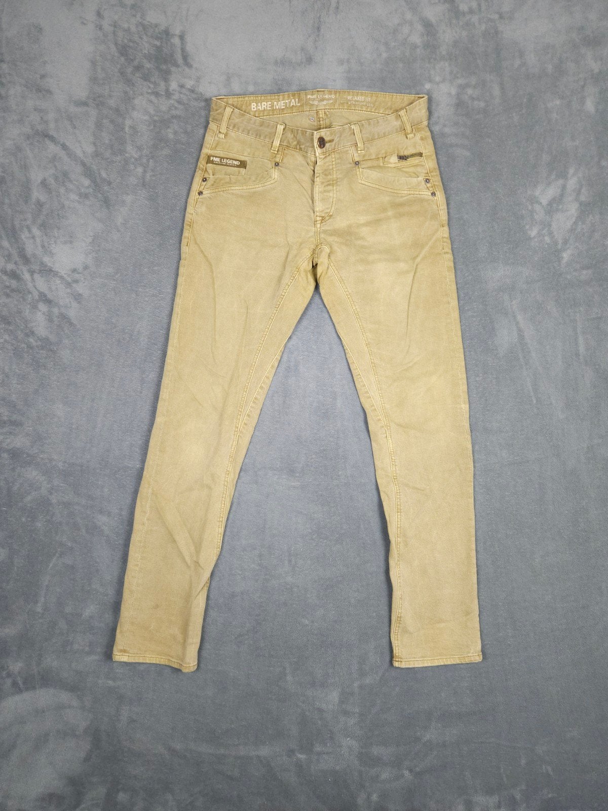 Pme Legend Broek Bare Metal W31 L34 Relaxed Straight, Overige kleuren, Verzenden, ., W32 (confectie 46) of kleiner
