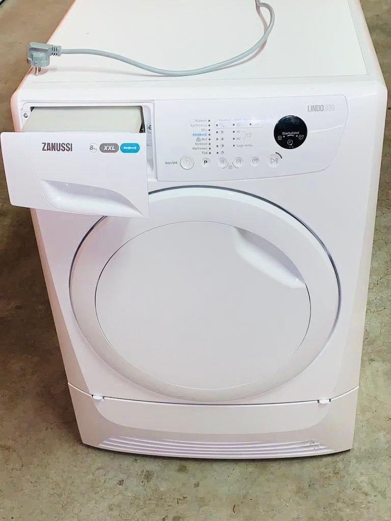 Mooie,Zanussi Condensdroger 8KG XXL in top staat!, Witgoed en Apparatuur, Wasdrogers, Anti-kreukfase, 8 tot 10 kg, Ophalen of Verzenden