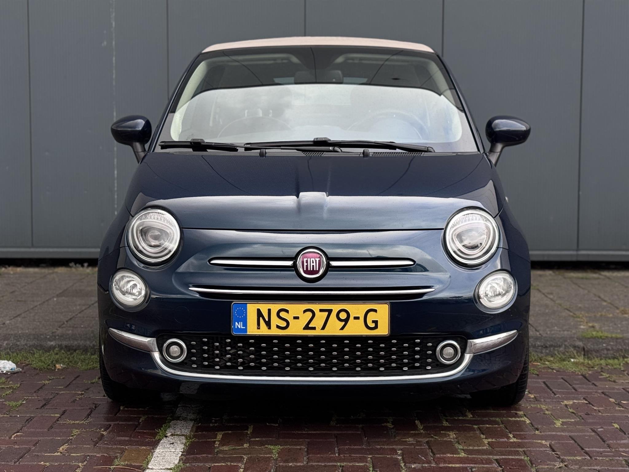 Fiat 500 C 0.9 TwinAir Turbo Lounge, Auto's, Fiat, Stof, Gebruikt, Cabriolet, Origineel Nederlands