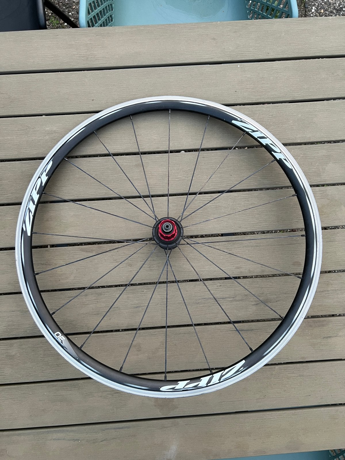 Zipp 30 racefiets achterwiel aluminium 11sp, Gebruikt, Aluminium, Racefiets, Ophalen