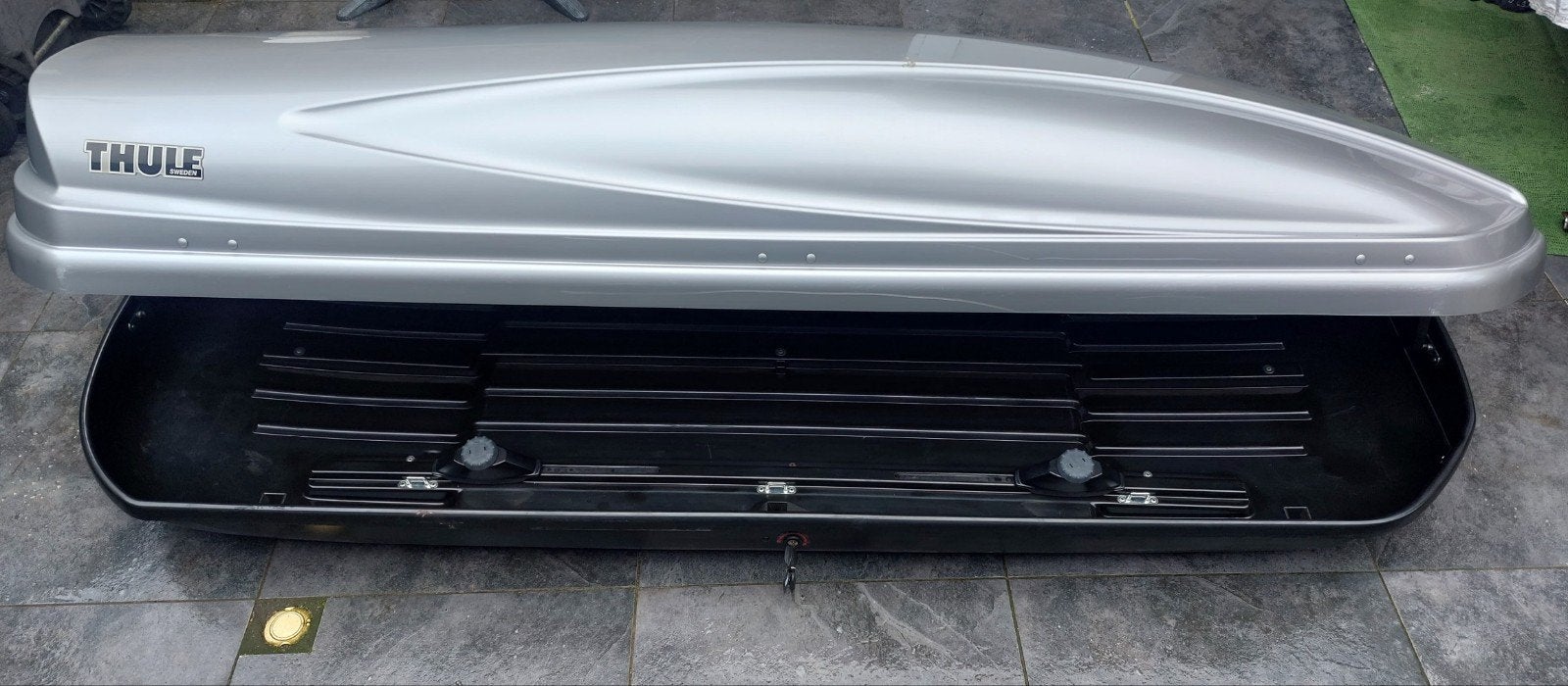 ALLERGROOTSTE THULE Atlantis 900 XXL glans dakkoffer skibox, Auto diversen, Ophalen of Verzenden, Zo goed als nieuw
