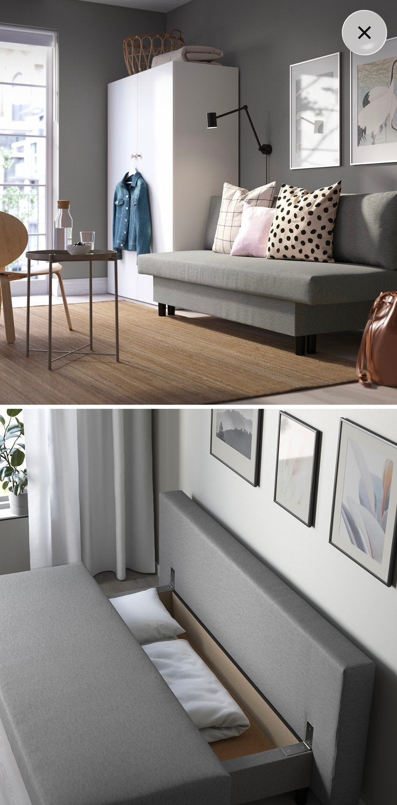Slaapbank ikea, Huis en Inrichting, Ophalen, Gebruikt, Overige typen, Tweepersoons