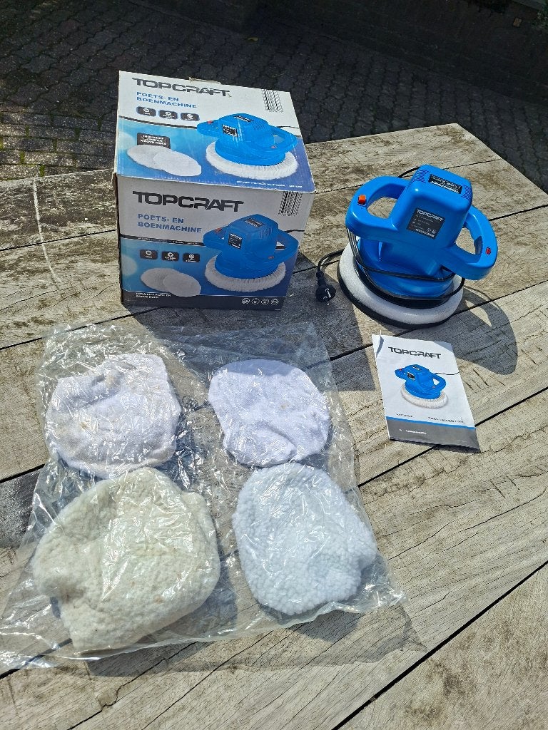 Aangeboden,Topcraft poets/boenmachine., Ophalen, Gebruikt