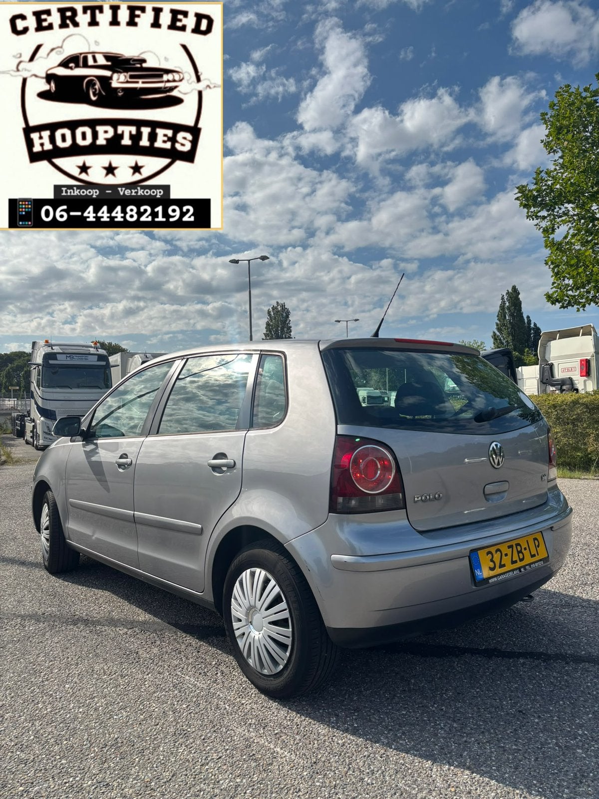 Volkswagen Polo 1.4 16V 59KW 2008 5DRS Grijs APK 8/1/2027 !!, Auto's, Voorwielaandrijving, 40 €/maand, 4 cilinders, Handgeschakeld