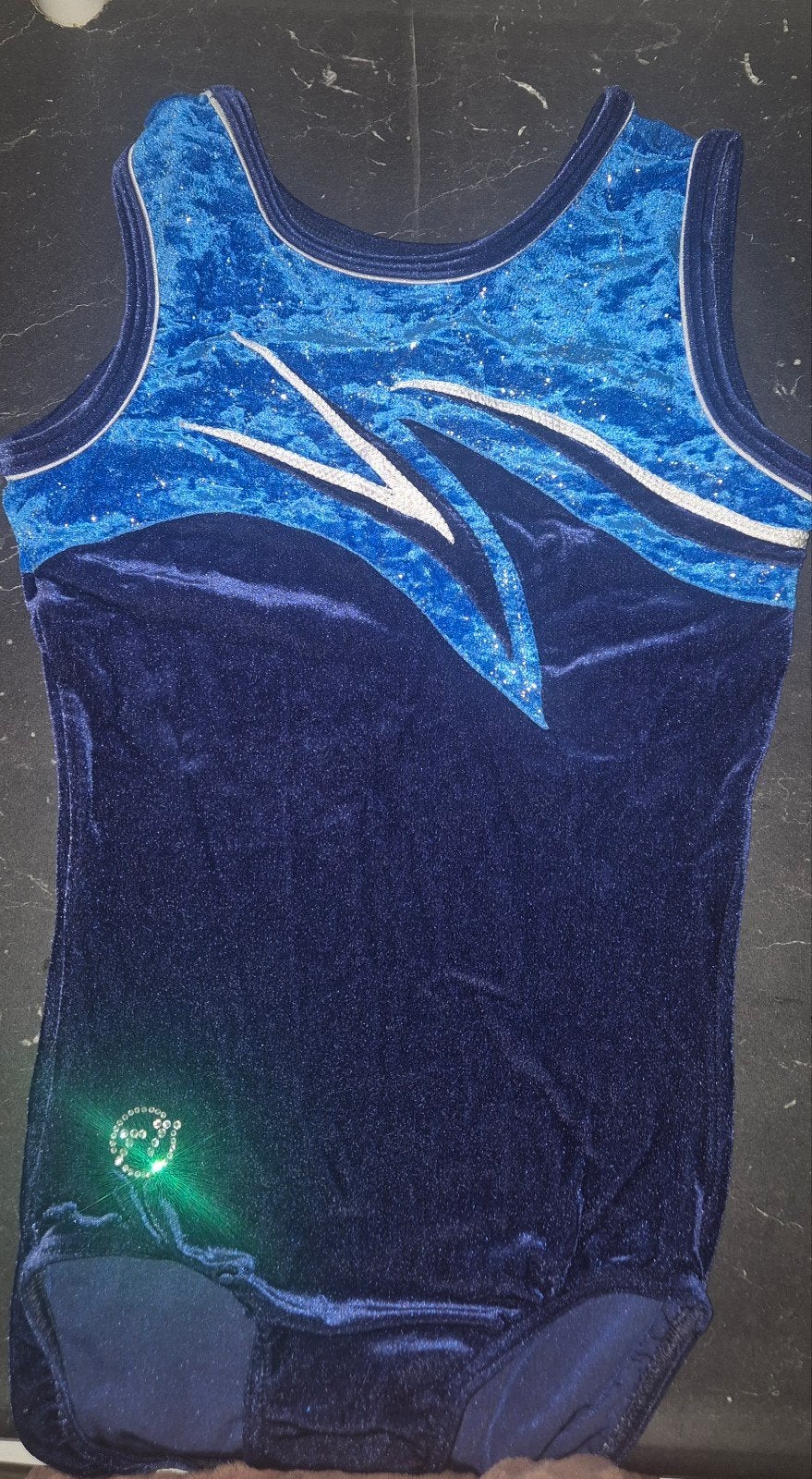 TT Gymnastics Turnpakje Maat 152 Blauw, Blauw, Ophalen of Verzenden, TT Gymnastics, Gedragen