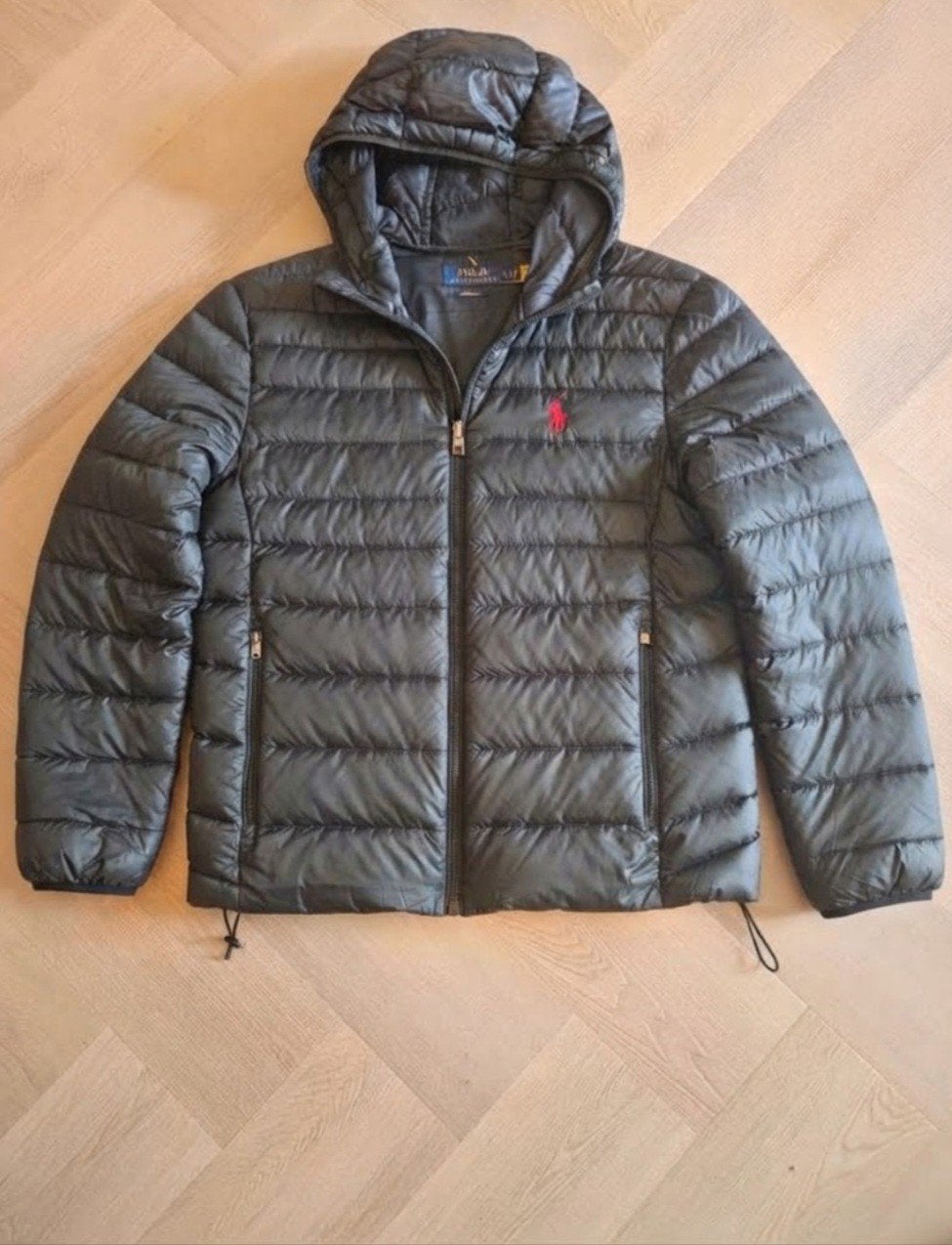Polo Ralph Lauren donsjack met capuchon - Maat M, Kleding | Heren, Maat 48/50 (M), Zwart, Ophalen of Verzenden, Polo Ralph Lauren