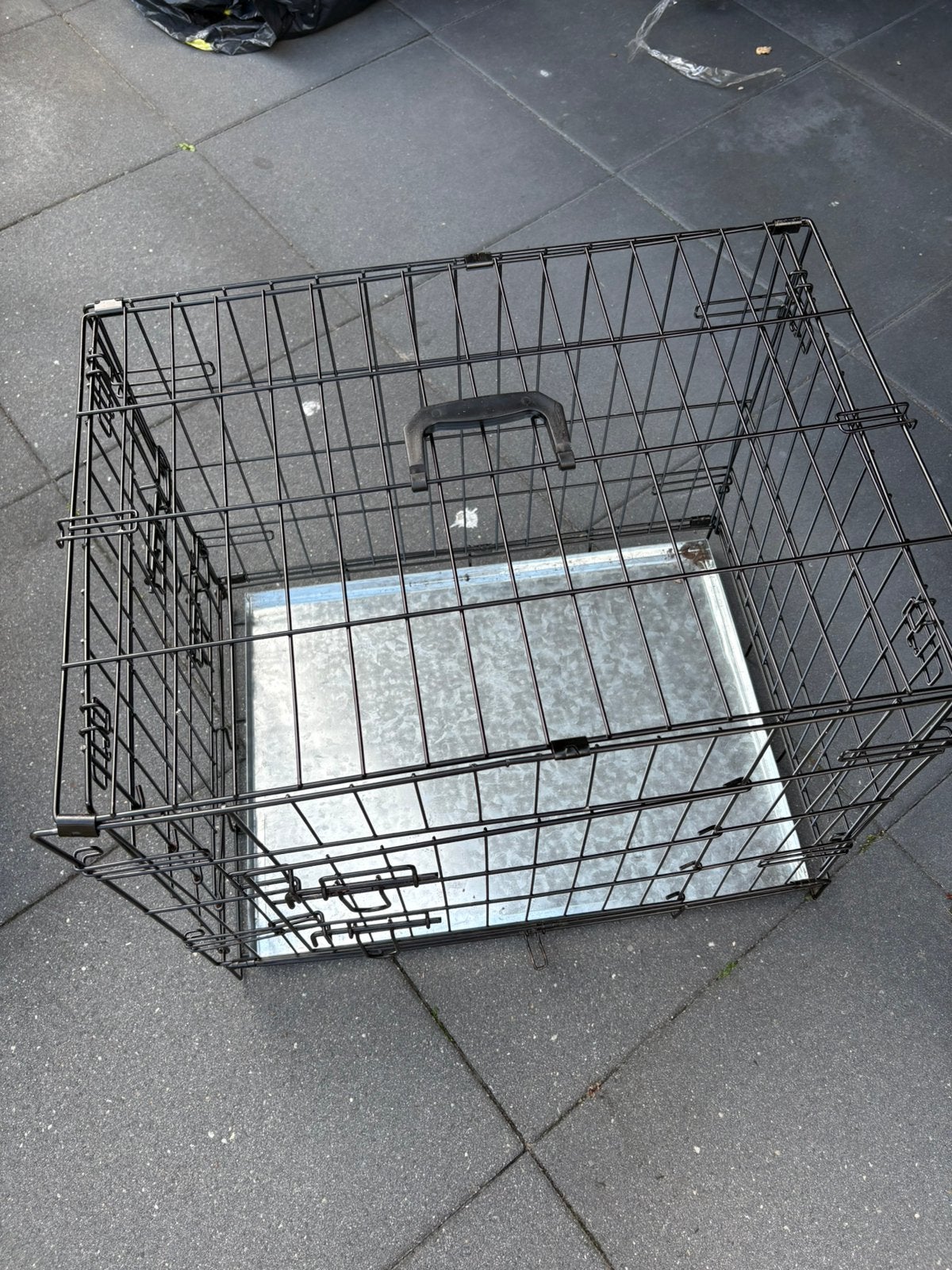 Hondenbench met 2 deurtjes 60x40, Ophalen, Zo goed als nieuw