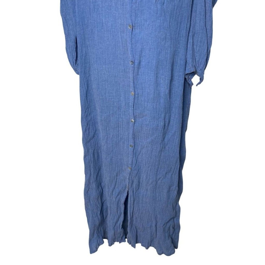 Mes demoiselles lange jurk kaftan blauw maat 1 (m/l), Maat 38/40 (M), Zo goed als nieuw, Onder de knie, Verzenden