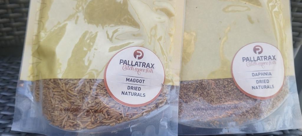 Pallatrax Gedroogde Natuurlijke Aas: Maggot & Daphnia, Ophalen, Nieuw