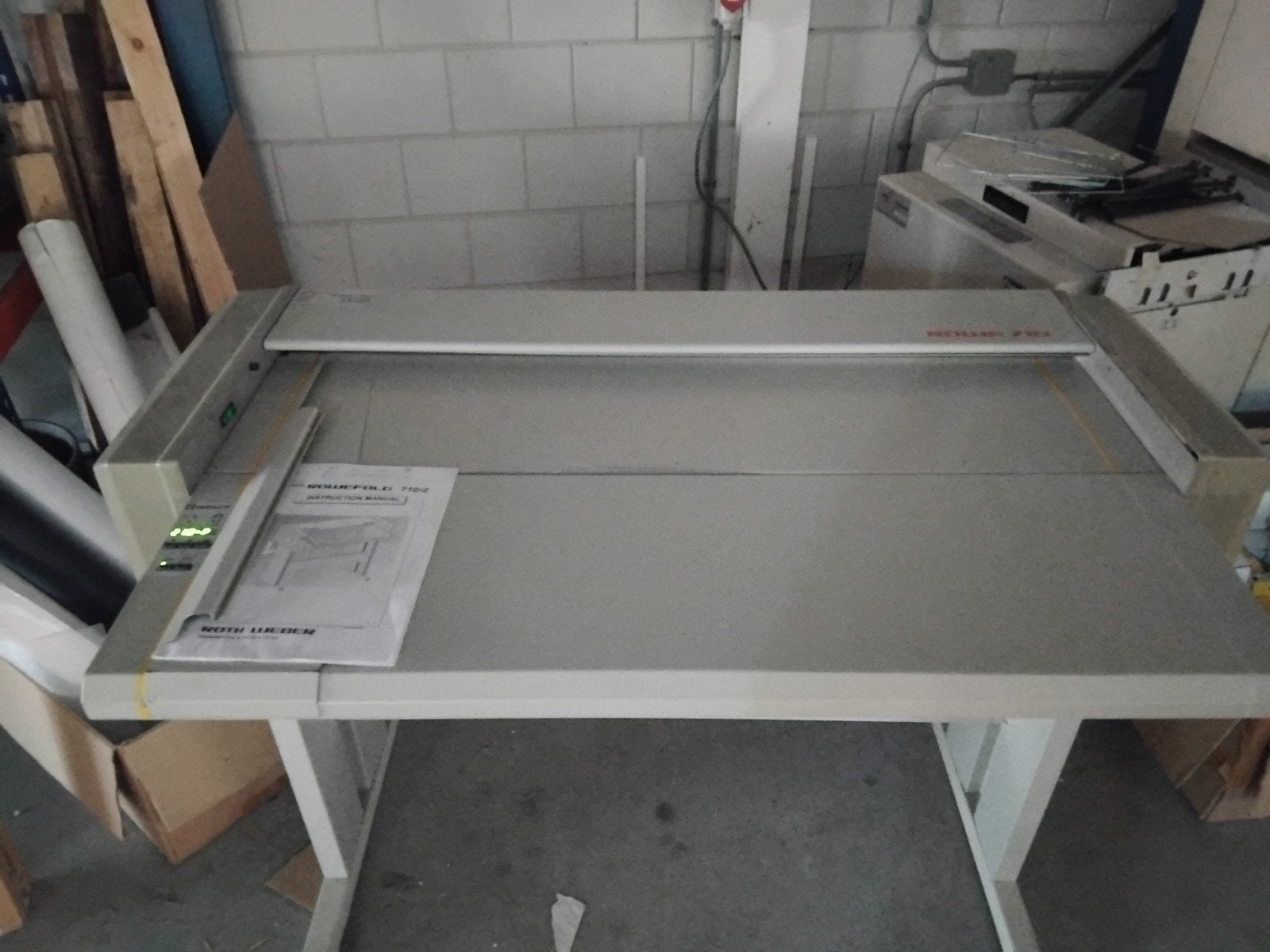 Rowefold 710 off-line bouwtekening vouwmachine, Ophalen, Zo goed als nieuw, Overige typen