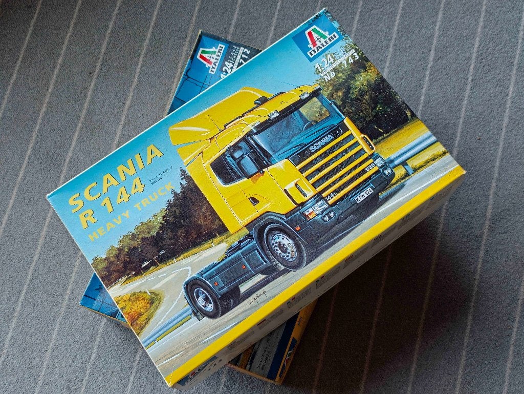SCANIA model 1:24,  bouwdoos nieuw!, 1:50 of kleiner, Italeri, Nieuw, Ophalen of Verzenden