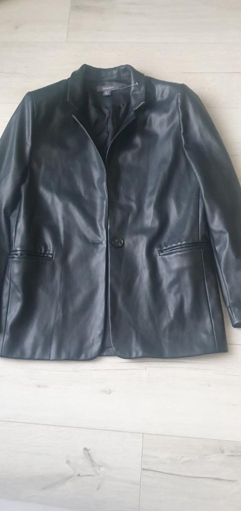 Nieuwe Primark imitatieleren jas - Maat 36, Primark, Zwart, Nieuw, Ophalen of Verzenden