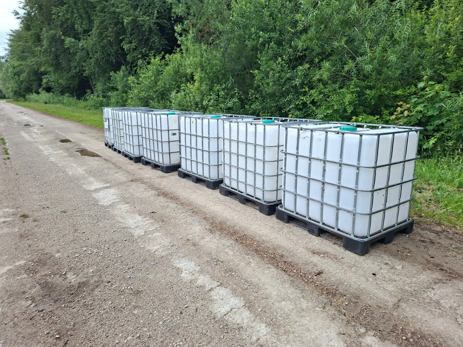 IBC vaten, 150 liter of meer, Ophalen