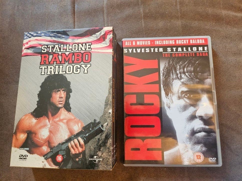 Rambo Trilogie & Rocky Complete Saga DVD Boxsets, Vanaf 16 jaar, Ophalen of Verzenden, Gebruikt, Actie