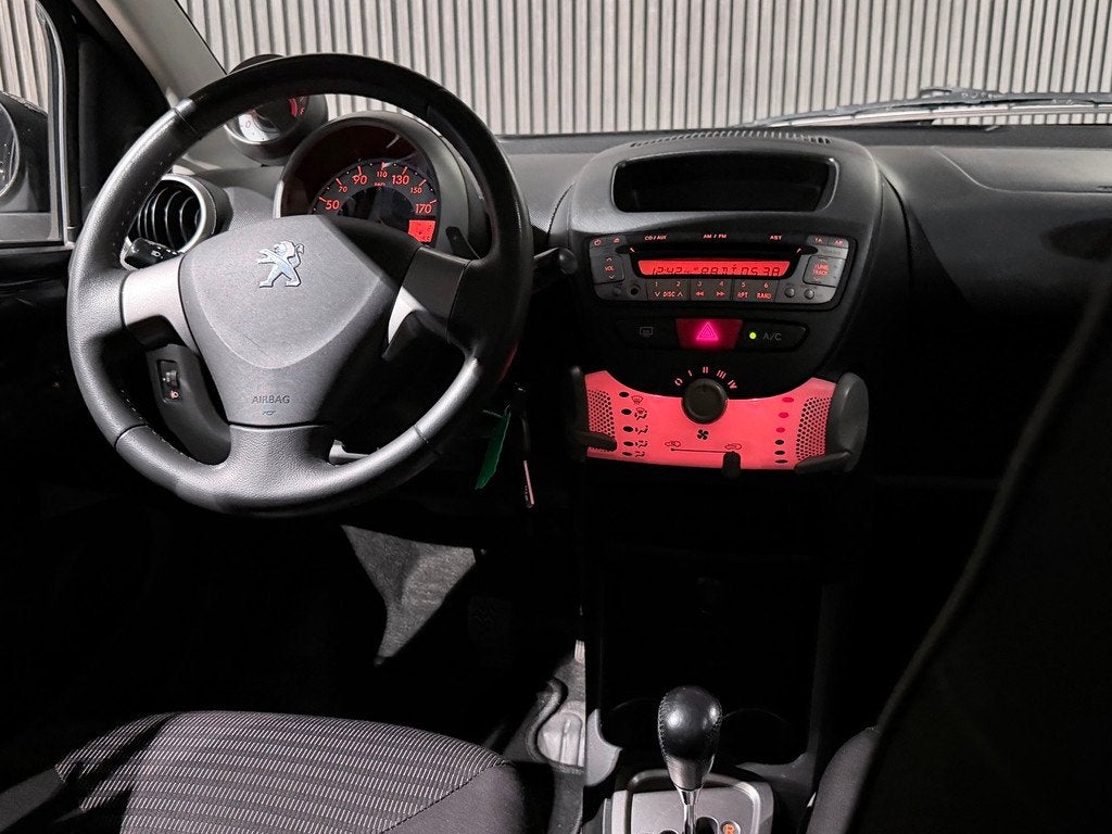 Peugeot 107 1.0 | Automaat | Airco | Led | 5.drs | Elek.r, Euro 5, Stof, Gebruikt, Met garantie (alle)