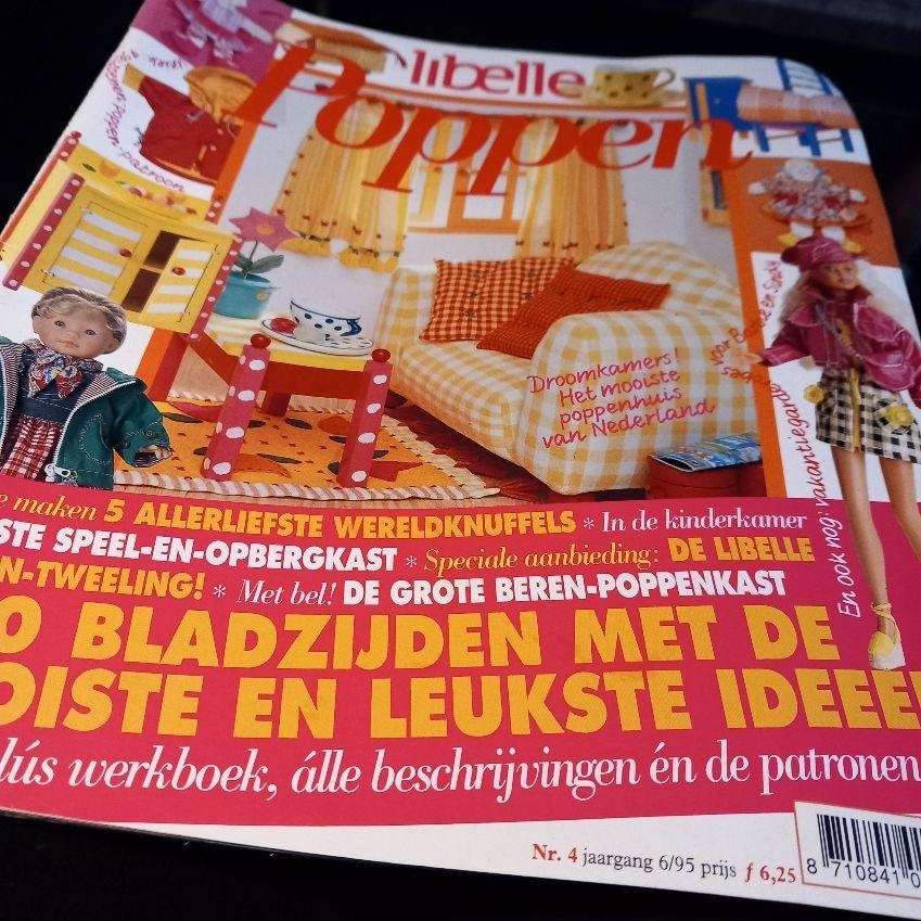 libelle, blad: poppen kleertjes, Hobby en Vrije tijd, Ophalen of Verzenden, Zo goed als nieuw, Vrouw, Knipmode
