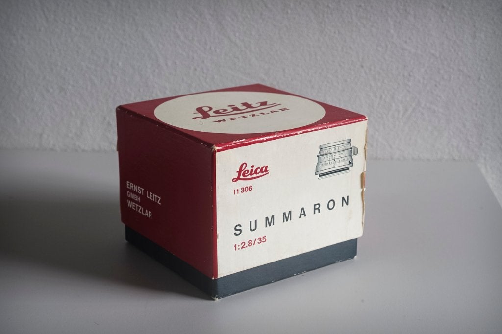 summaron 35 2.8 voor leica M (als nieuw in originele doos), 35 mm, Zo goed als nieuw, Leica, Handmatige focus