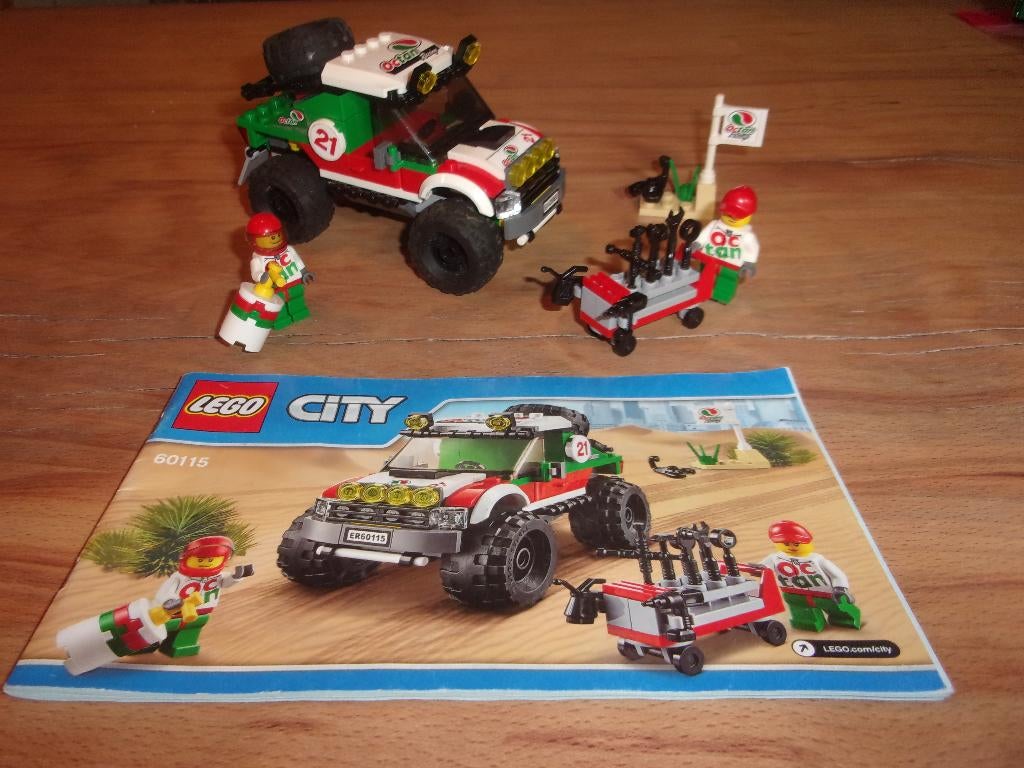Lego Town 60115-1 4x4 Off Roader uit 2016, Lego, Ophalen of Verzenden, Compleet, Complete set