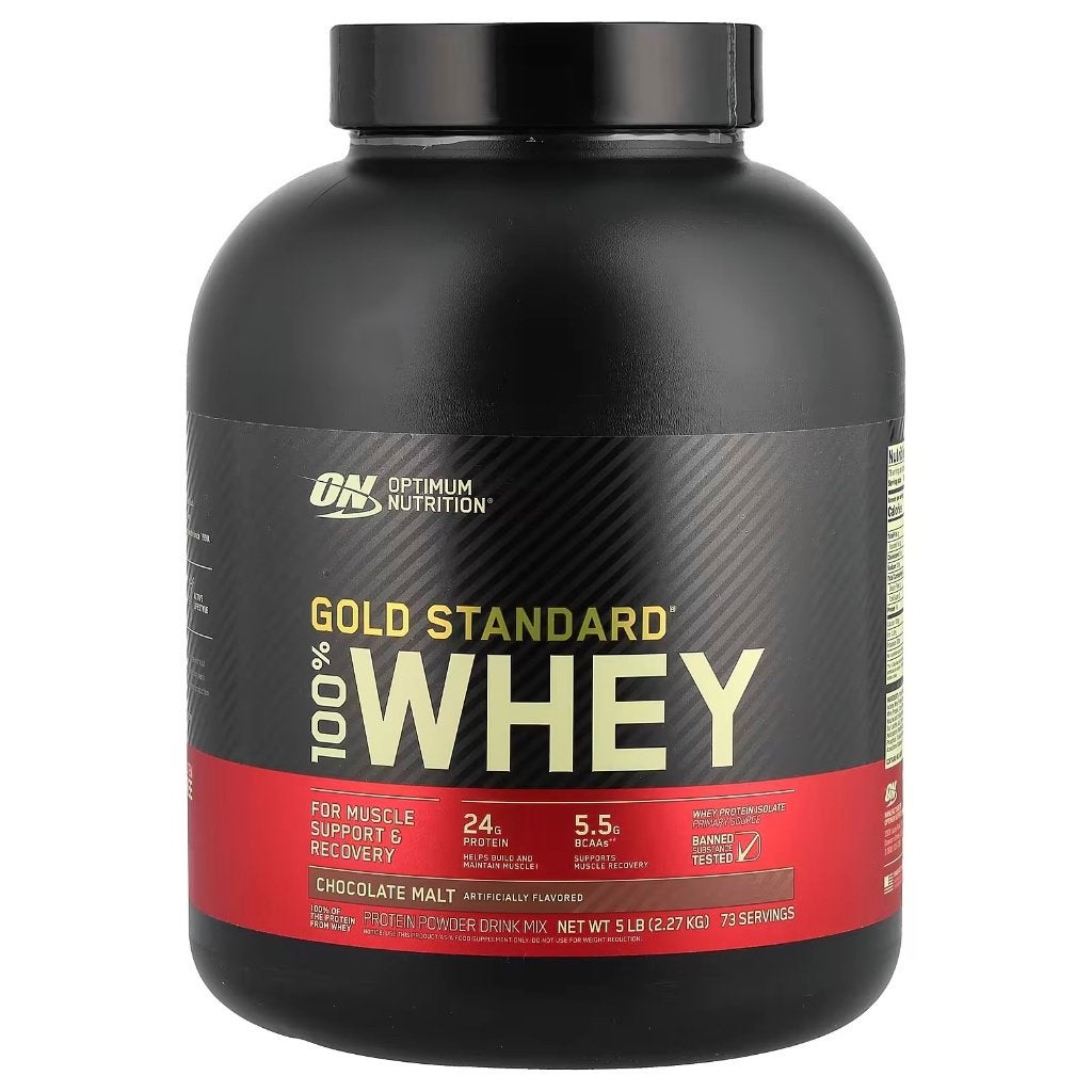 Optimum Nutrition Whey Protein Gold Standard 4.65 lb 2.1 kg, Ophalen of Verzenden, Nieuw, Poeder of Drank